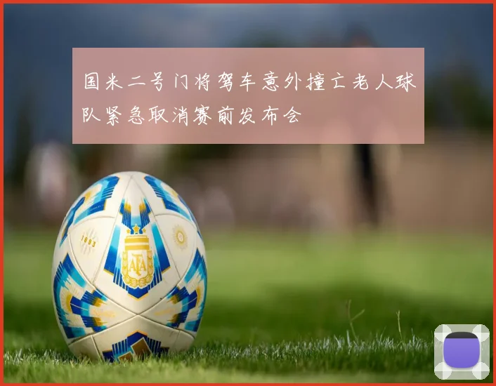 国米二号门将驾车意外撞亡老人球队紧急取消赛前发布会